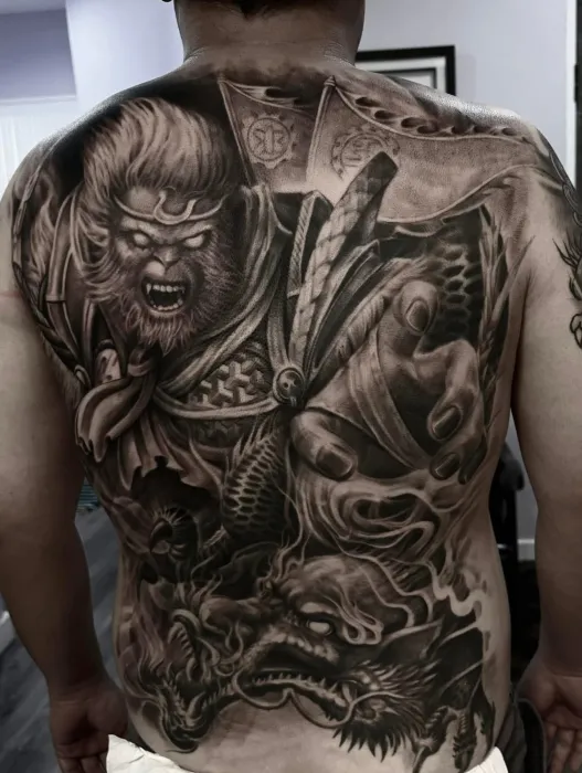 Sun Wukong full back piece