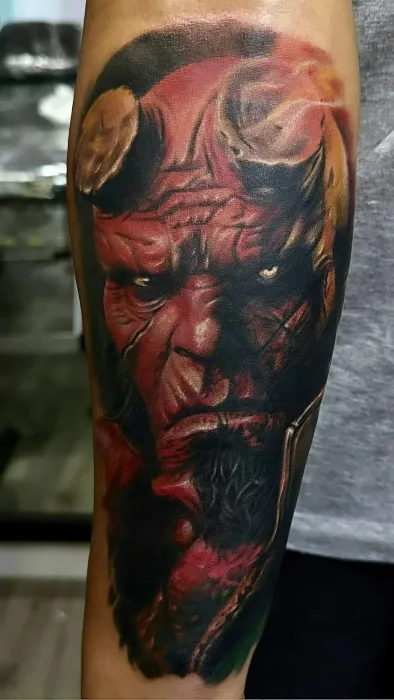 Hellboy color piece